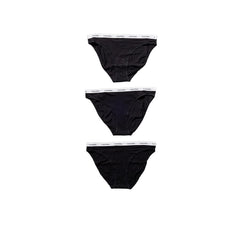 Calvin Klein Underwear Calcinha Preta de Algodão