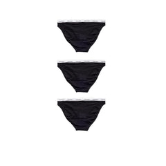 Calvin Klein Underwear Calcinha Preta de Algodão