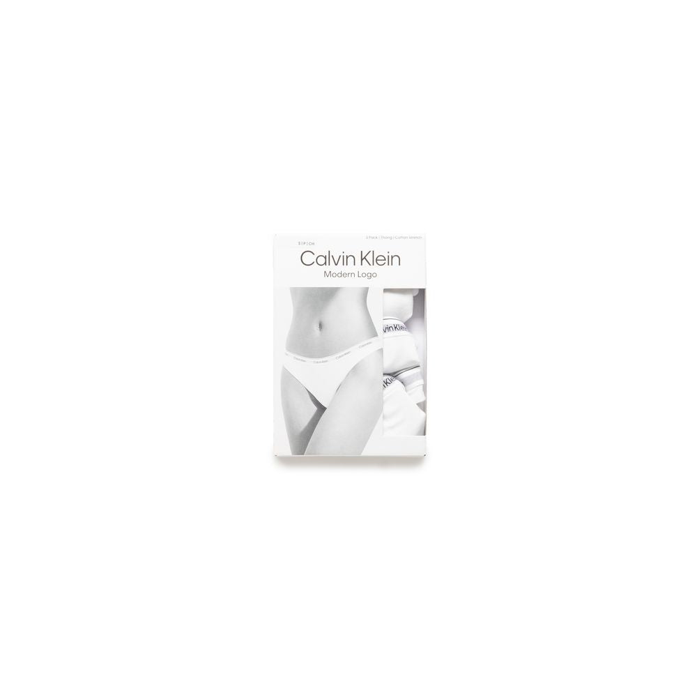 Calvin Klein Underwear Roupa íntima de algodão branca