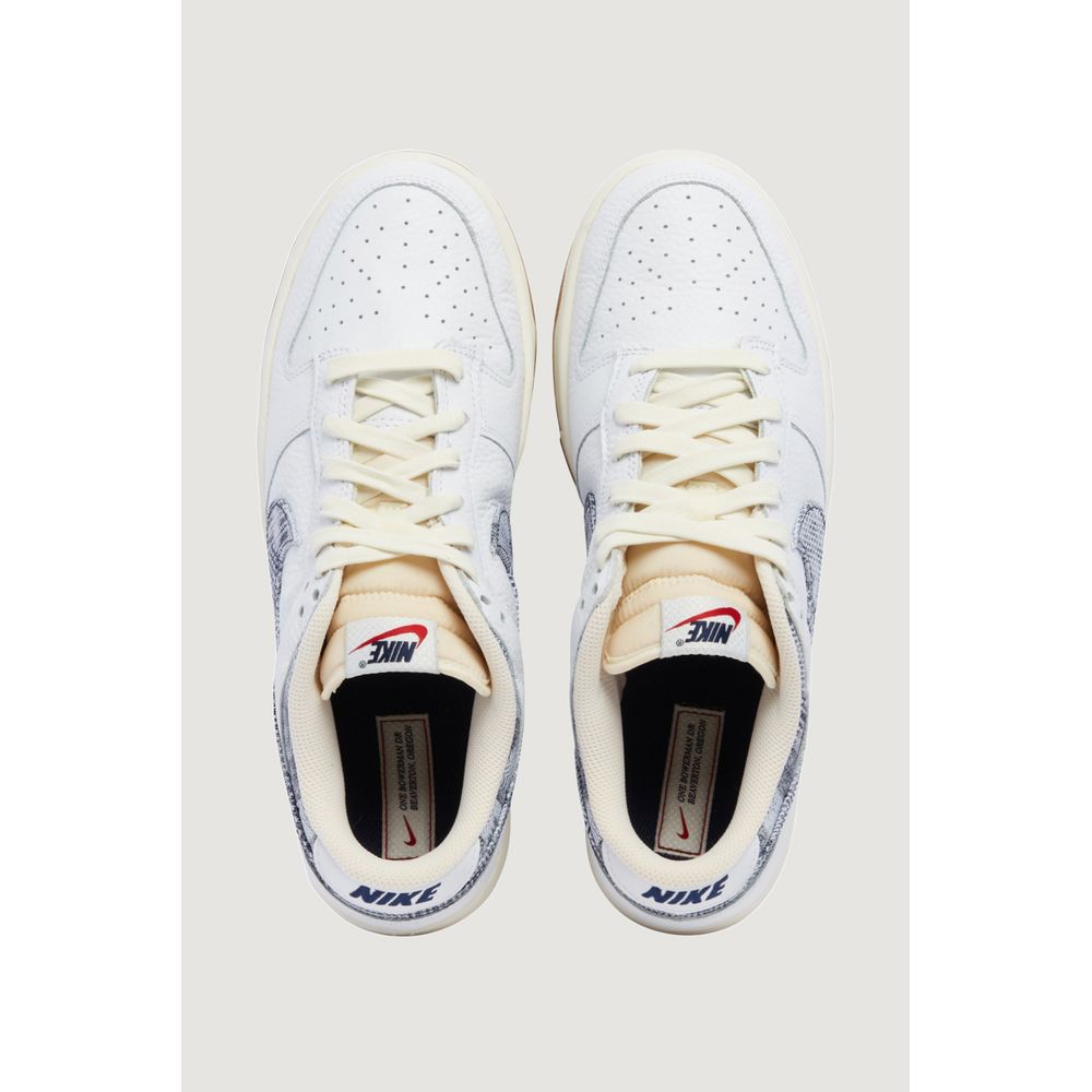 Nike Dunk Low White/ Midnight Navy-Gym Red-Sail