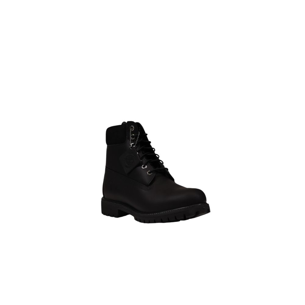 Bota de couro Timberland Black Suede