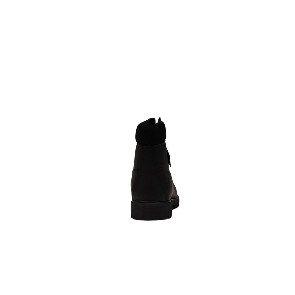 Bota de couro Timberland Black Suede