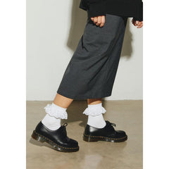 Meia-calça e meia Dr. Martens em poliéster branco