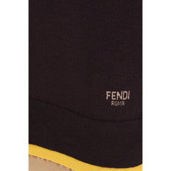 Vestido curto de gola alta Fendi