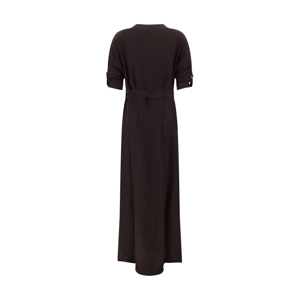 Vestido longo chemisier Tom Ford