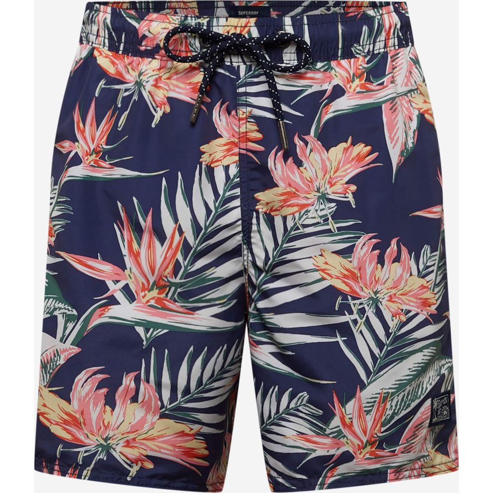 Roupa de banho de poliéster azul Superdry