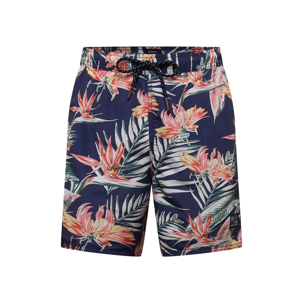 Roupa de banho de poliéster azul Superdry
