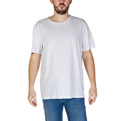 Camiseta de algodão branca Superdry