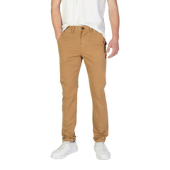 Calça jeans e calça de algodão bege Superdry
