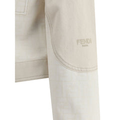 Fendi FF estampa Denim Gacket