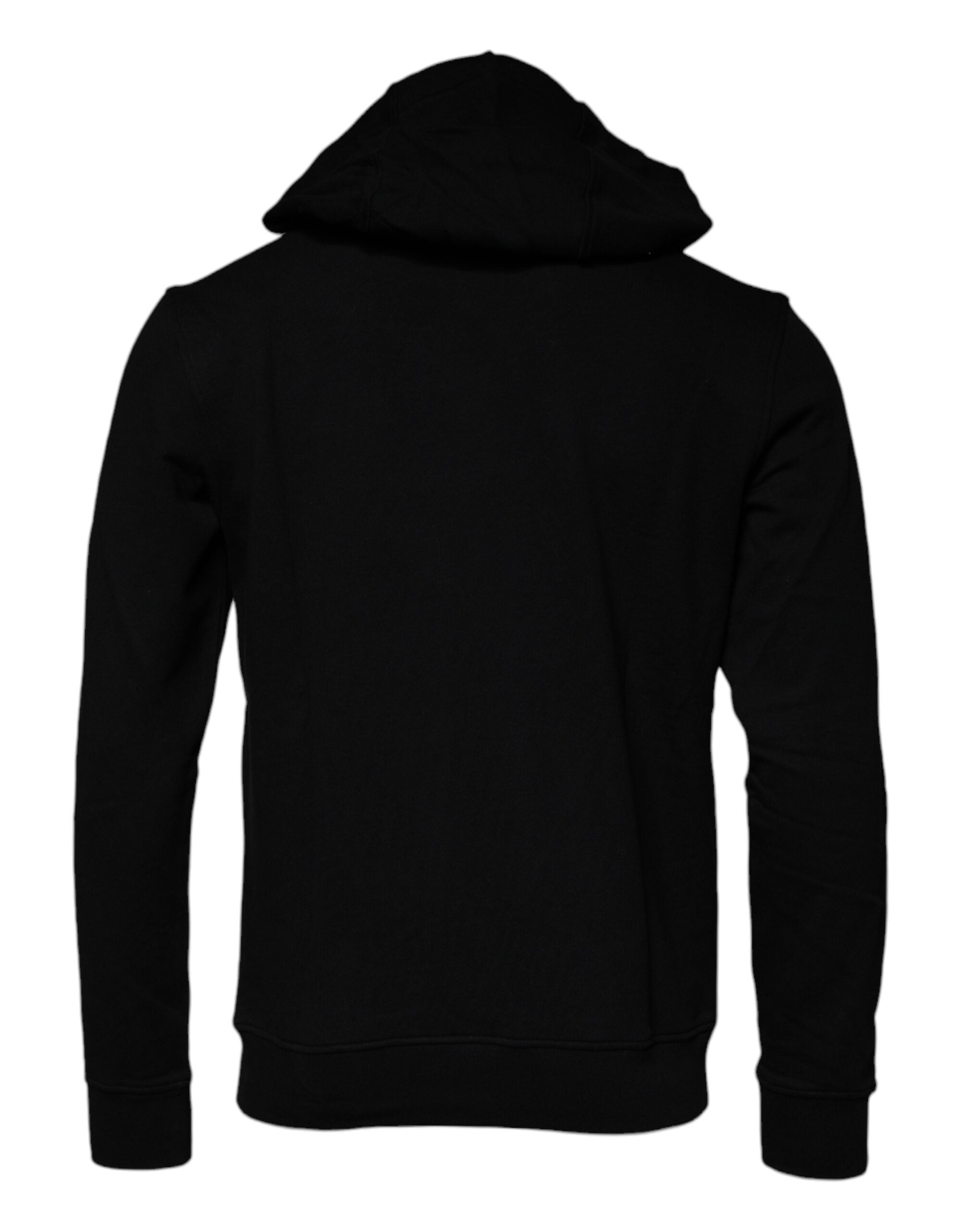 Moletom com capuz e estampa Medusa de algodão preto Versace