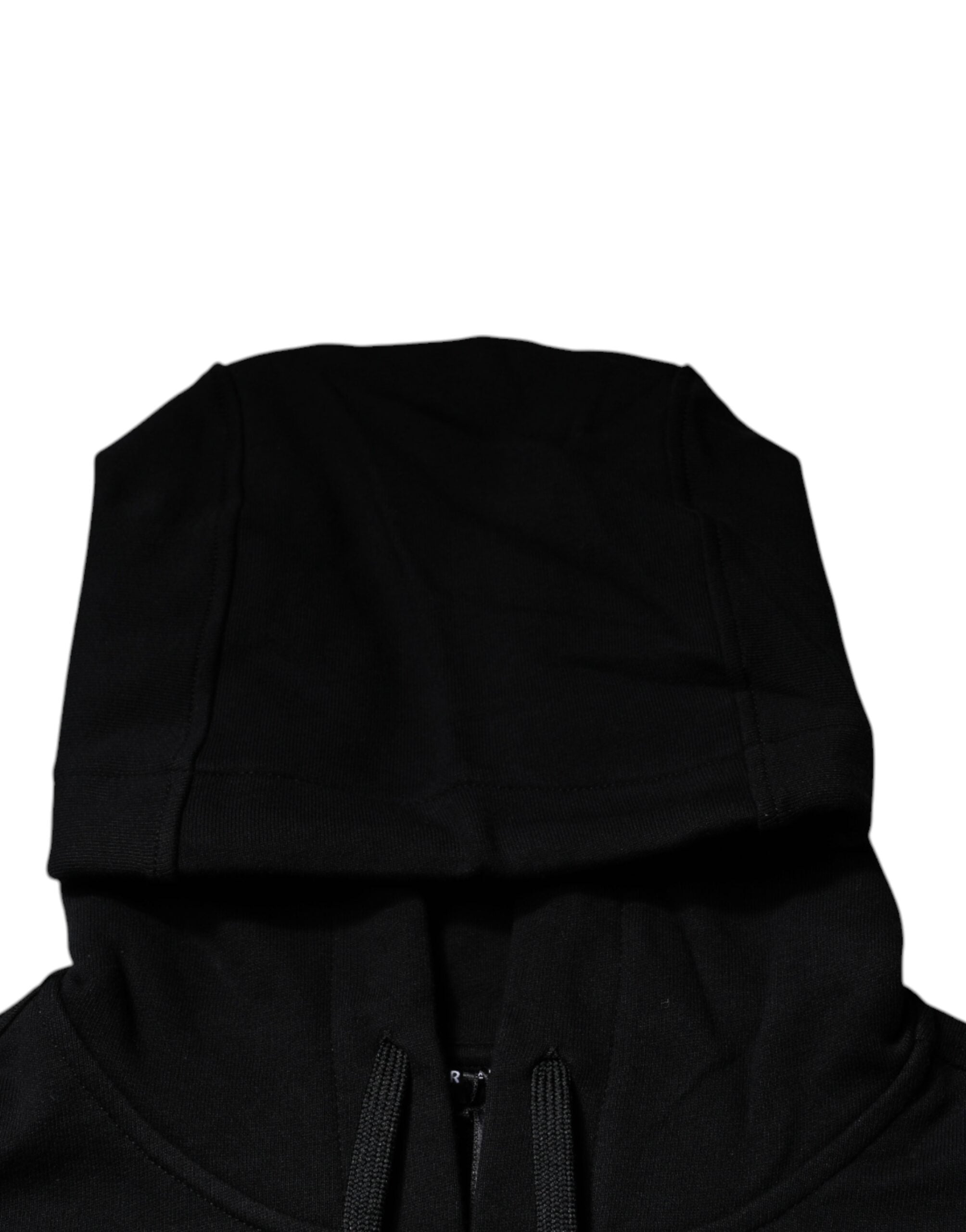 Moletom com capuz e estampa Medusa de algodão preto Versace
