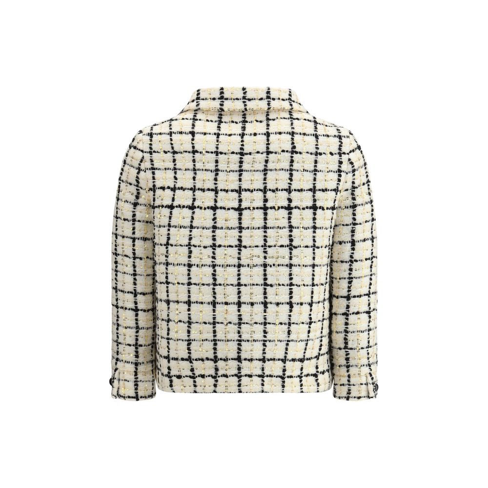 Jaqueta de tweed com lantejoulas Valentino