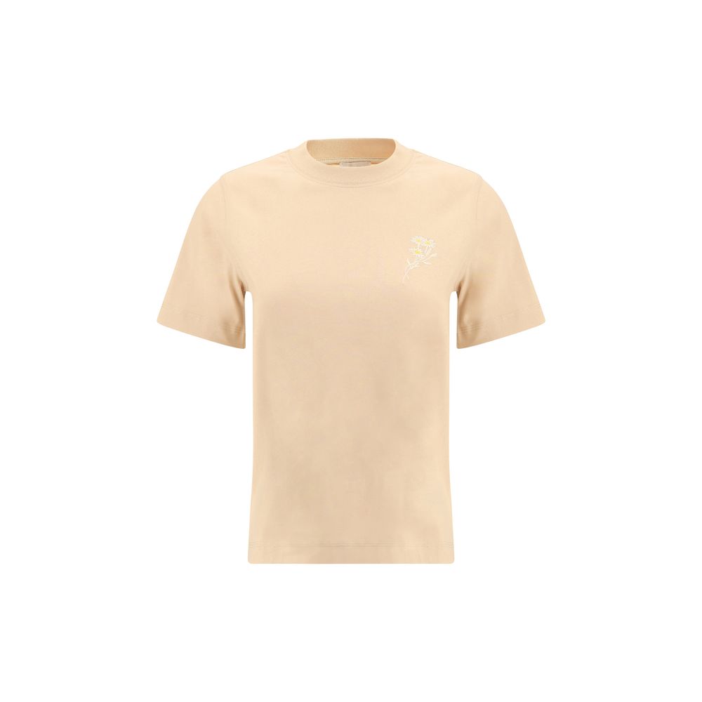 Camiseta com logotipo floral da Burberry