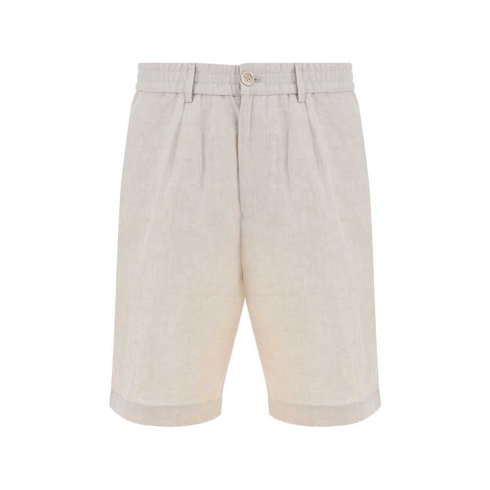 Shorts de linho Brunello Cucinelli