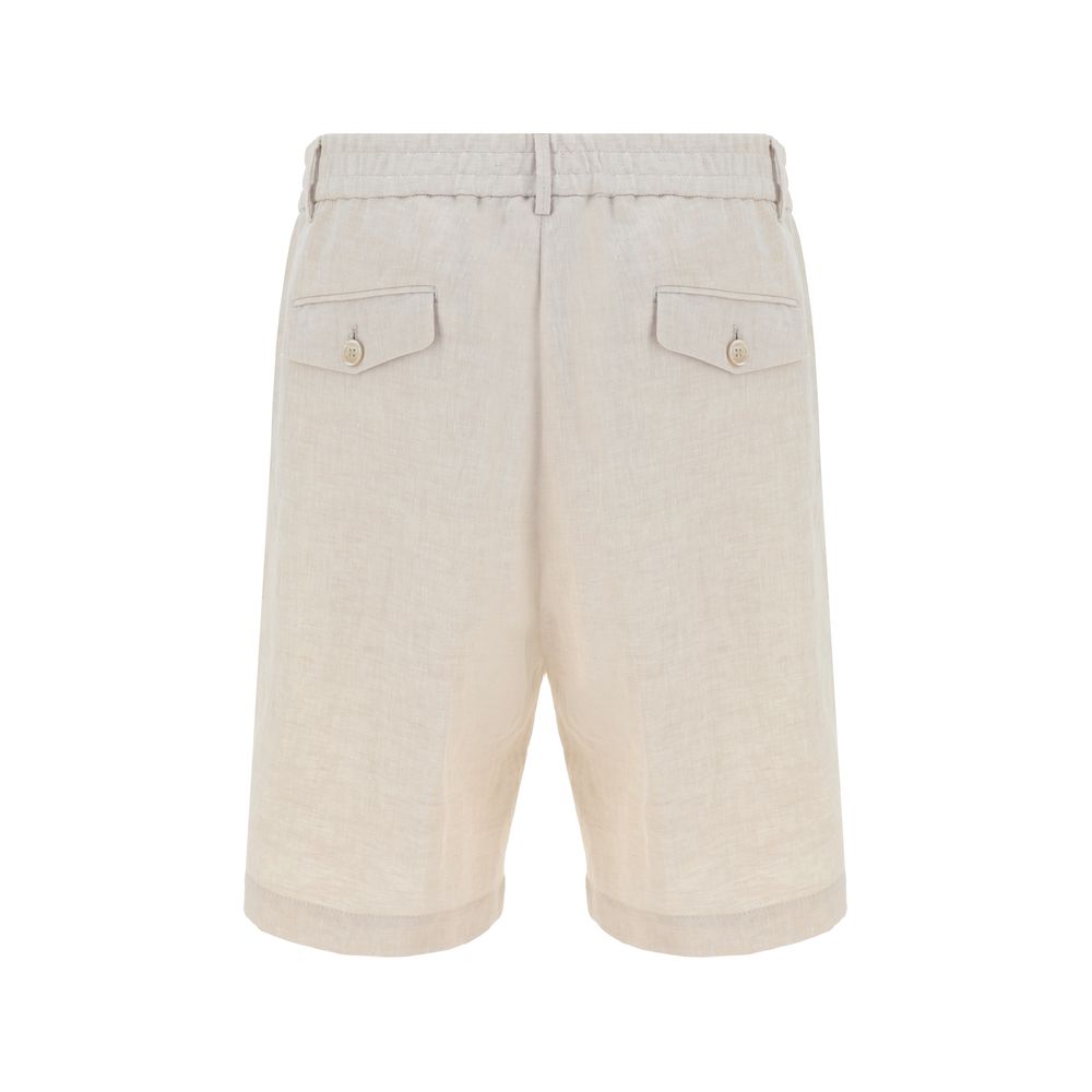 Shorts de linho Brunello Cucinelli
