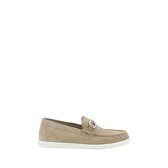 Mocassins de couro Fendi Suede