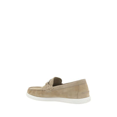 Mocassins de couro Fendi Suede