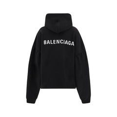 Moletom com capuz com logotipo da Balenciaga
