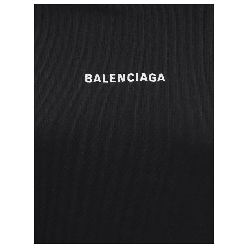Moletom com capuz com logotipo da Balenciaga