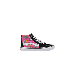 Tênis Vans de couro camurça rosa