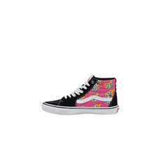 Tênis Vans de couro camurça rosa