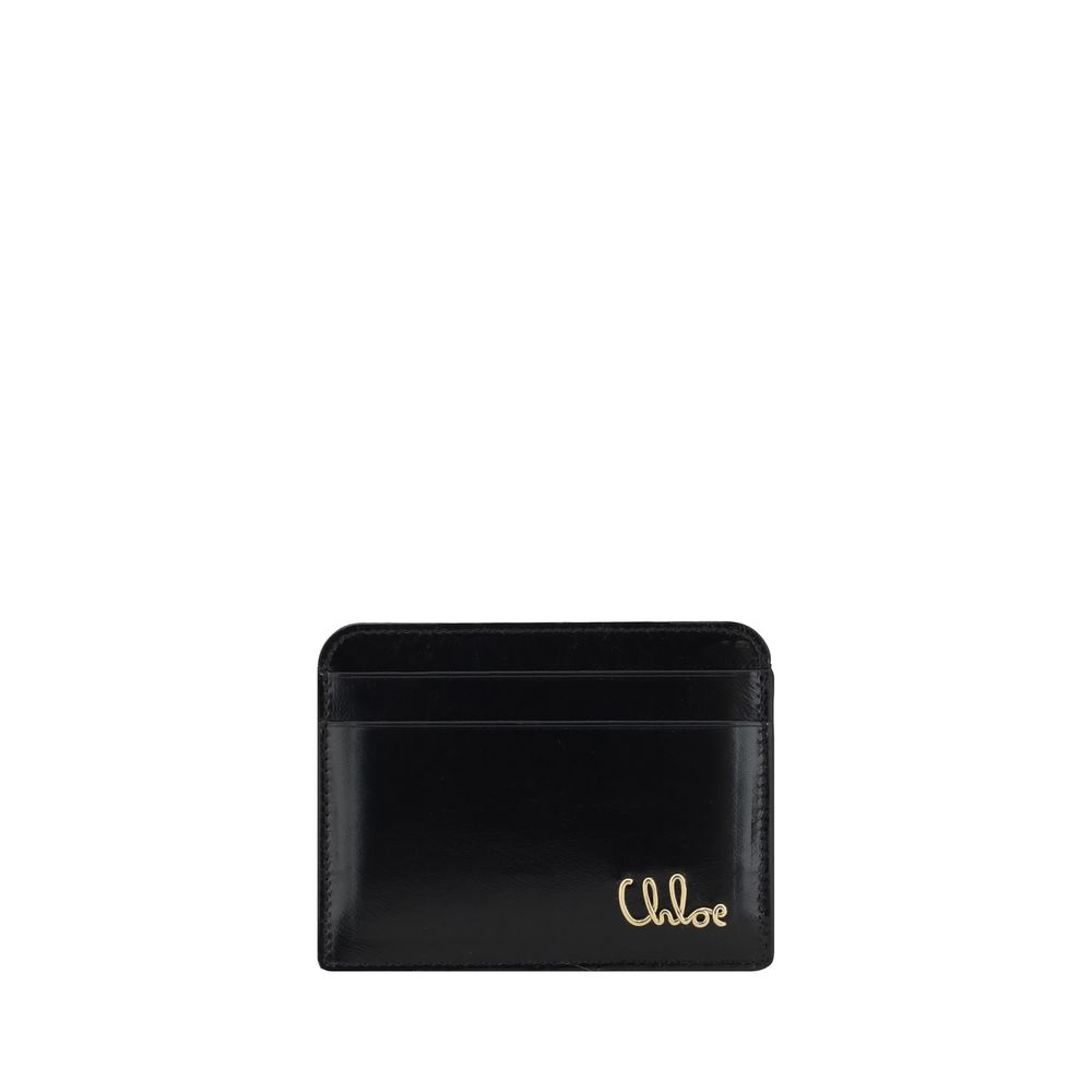 Porta-cartões com o logotipo da Chloé