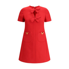 Vestido curto Valentino com recorte