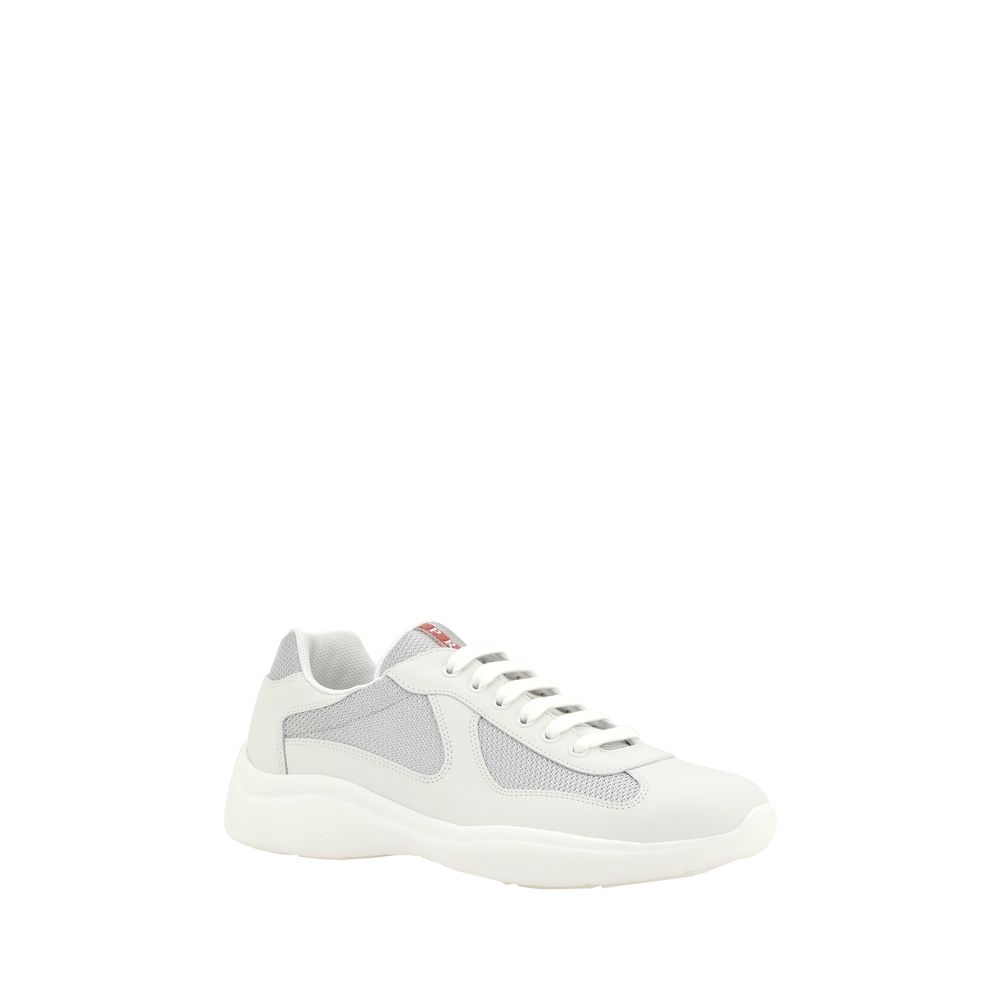 Tênis Prada White Leather America's