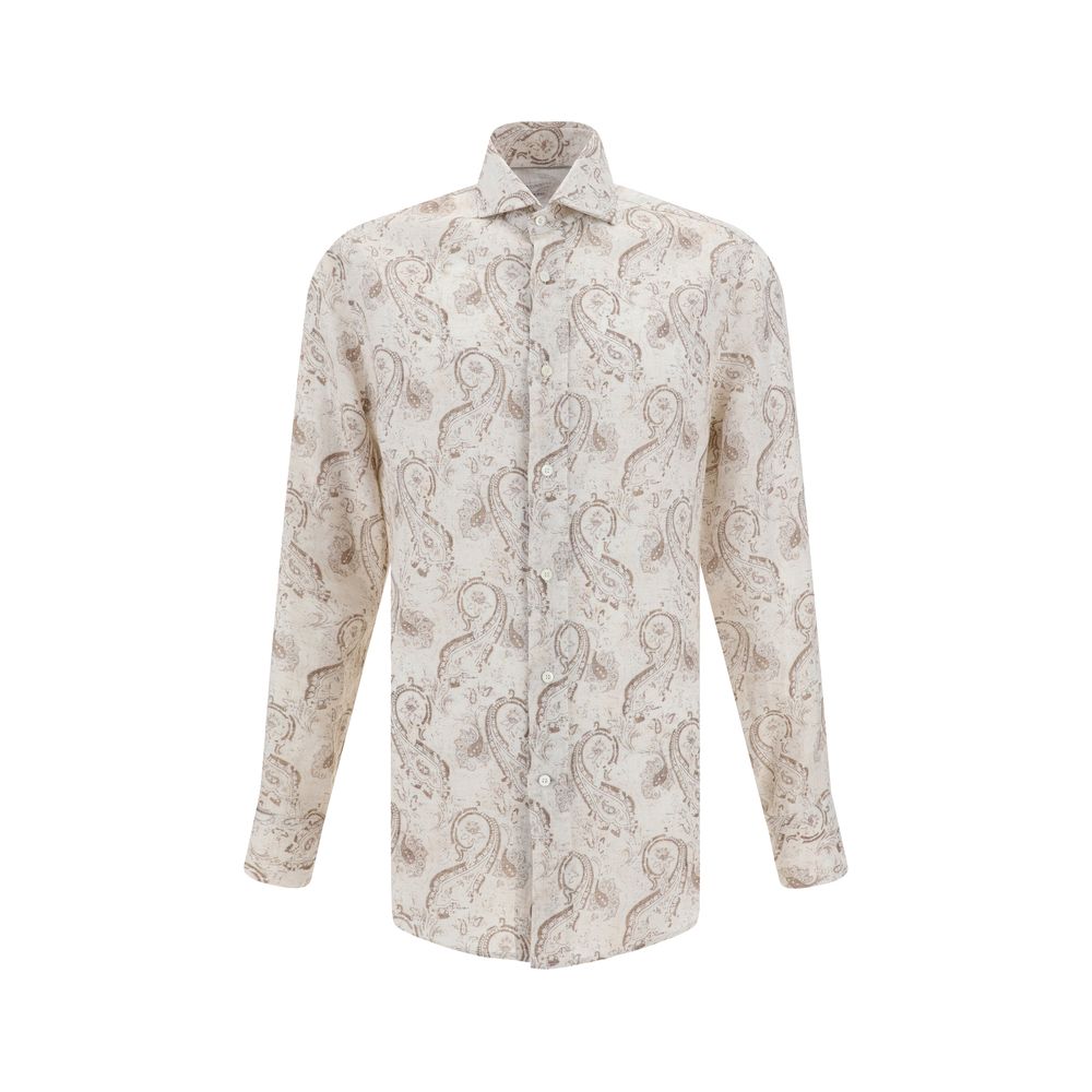 Camisa Brunello Cucinelli com estampa Paisley