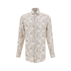 Camisa Brunello Cucinelli com estampa Paisley