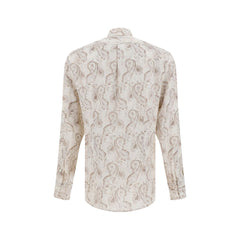 Camisa Brunello Cucinelli com estampa Paisley