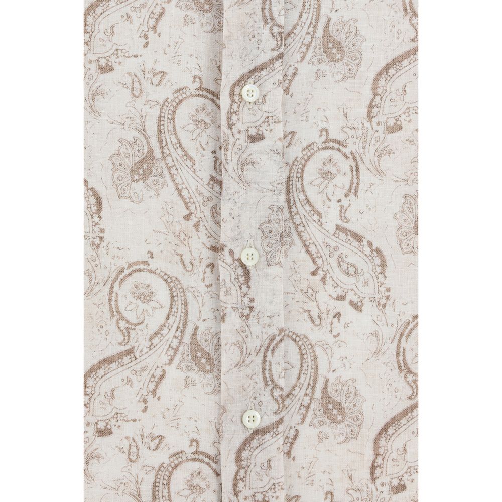 Camisa Brunello Cucinelli com estampa Paisley