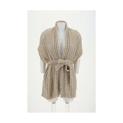 Cardigan perfurado com lantejoulas Brunello Cucinelli