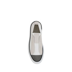 Tênis Brunello Cucinelli com detalhes icônicos