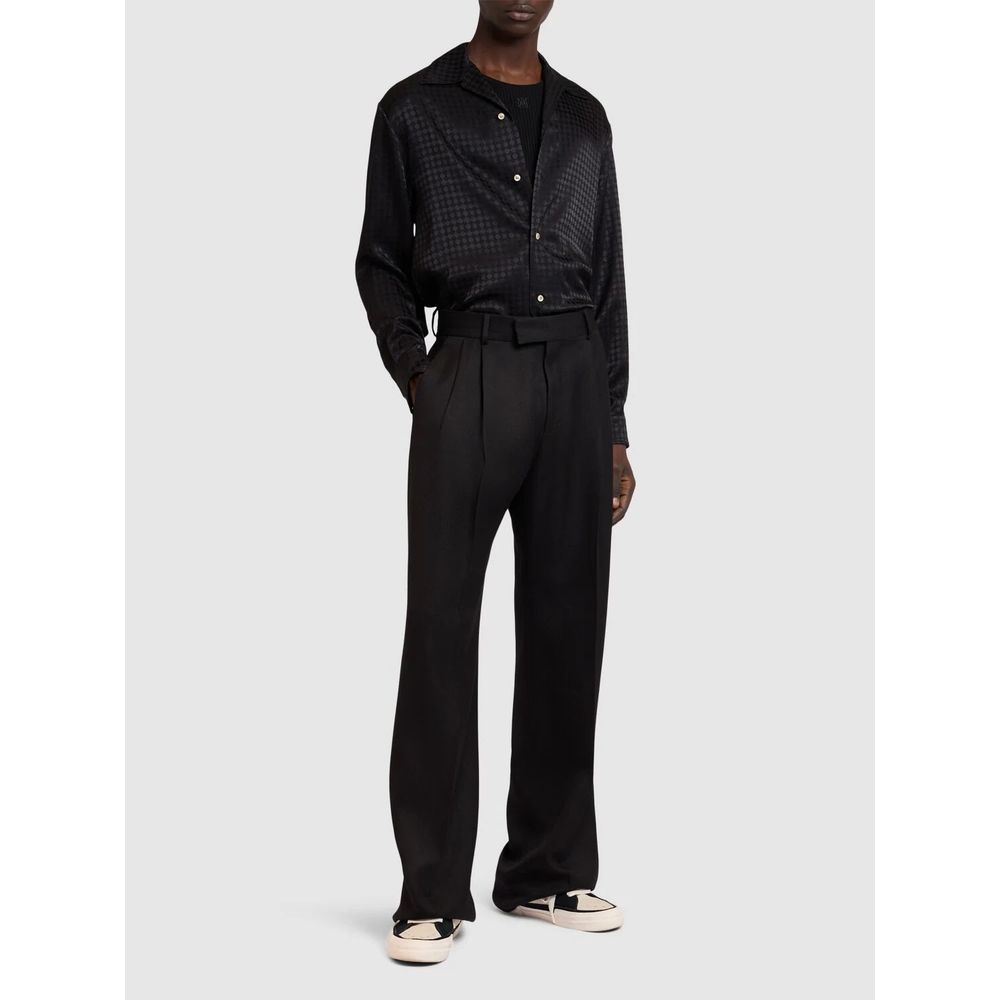Camisa Amiri Viscose Preta