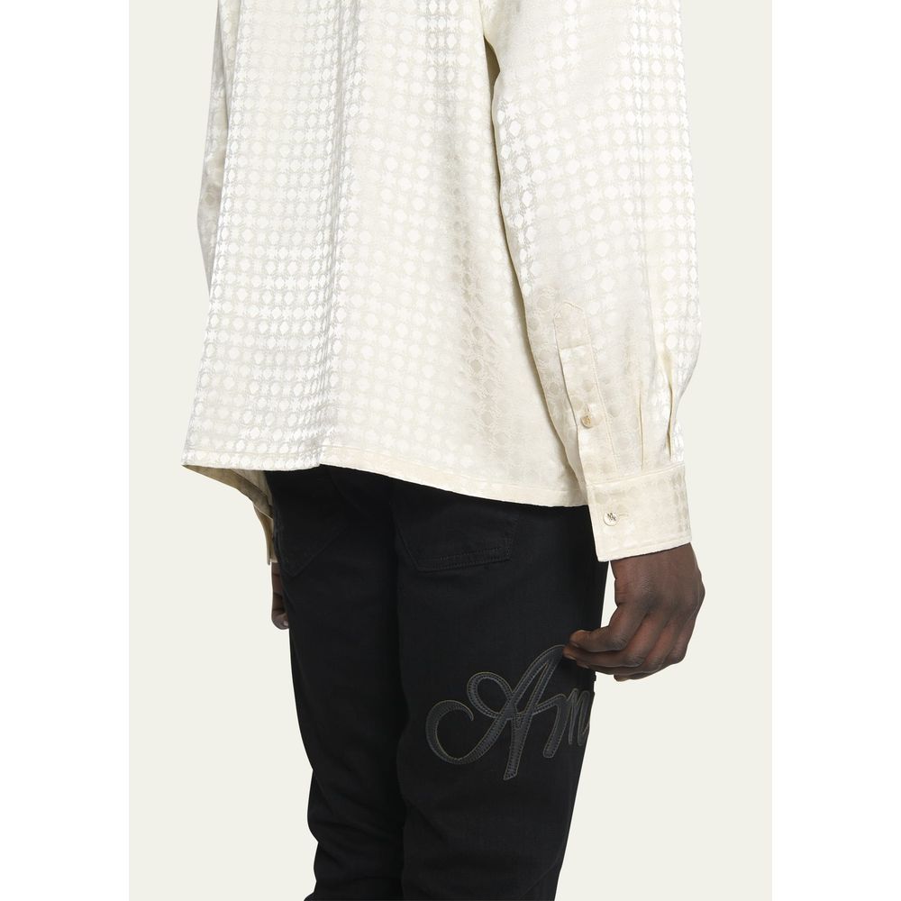 Camisa de viscose branca Amiri