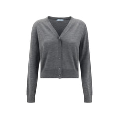 Cardigan de lã virgem Prada