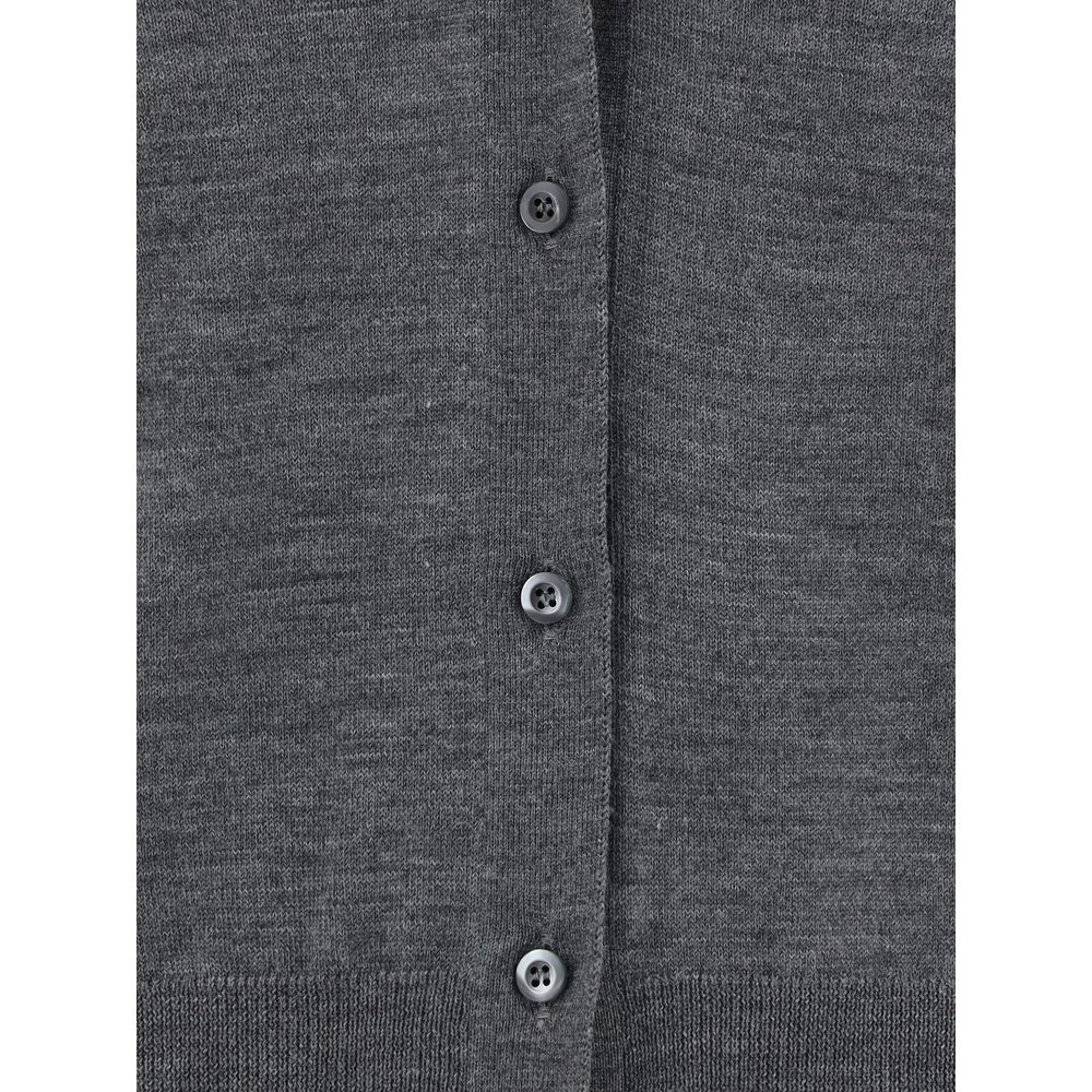 Cardigan de lã virgem Prada