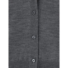 Cardigan de lã virgem Prada