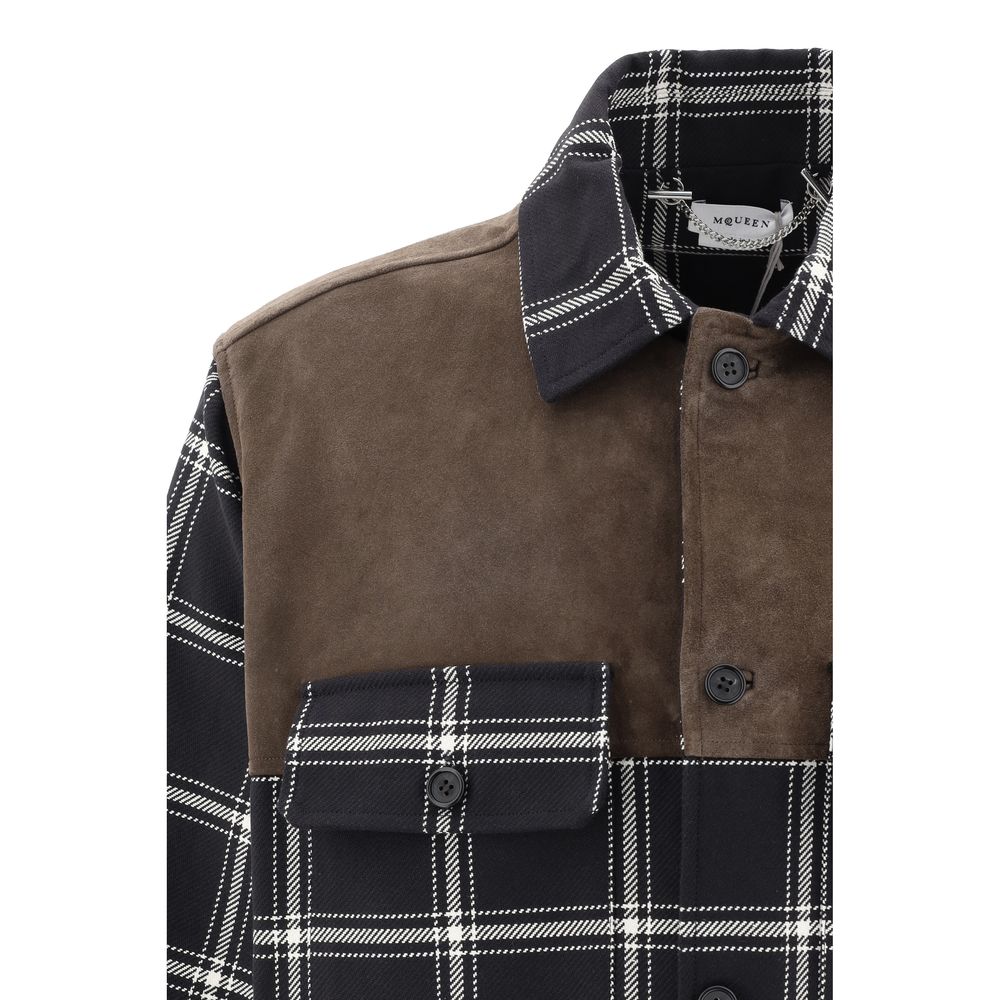 Camisa xadrez Alexander McQueen