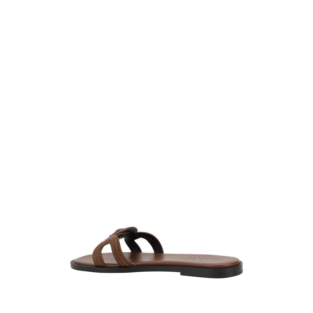 Sandálias Medusa Versace