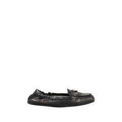 Mocassins Prada de couro com efeito vintage