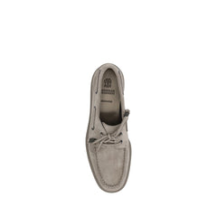 Brunello Cucinelli Mocassins de camurça