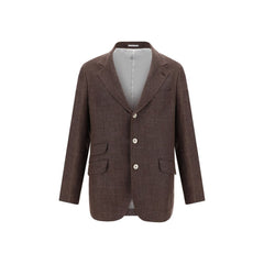 Jaqueta Blazer de Linho Brunello Cucinelli
