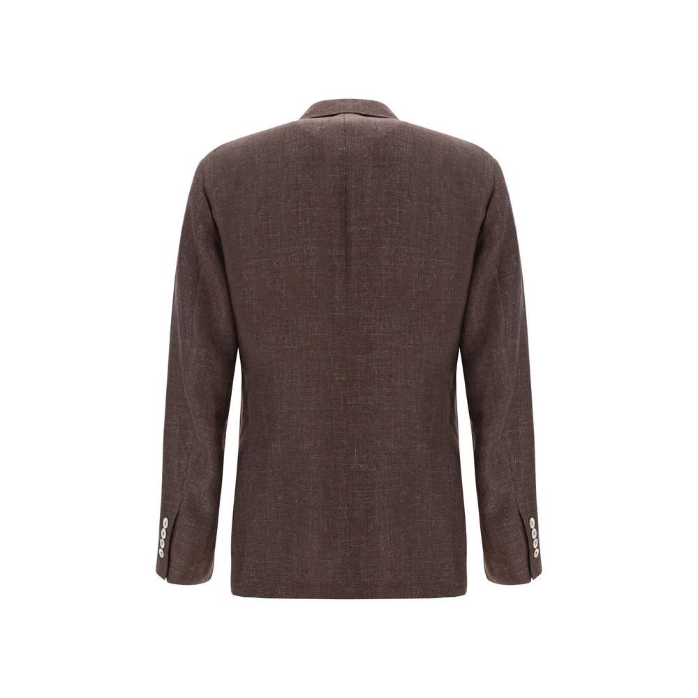 Jaqueta Blazer de Linho Brunello Cucinelli