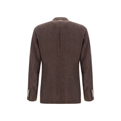 Jaqueta Blazer de Linho Brunello Cucinelli