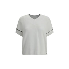 Blusa de manga curta Brunello Cucinelli