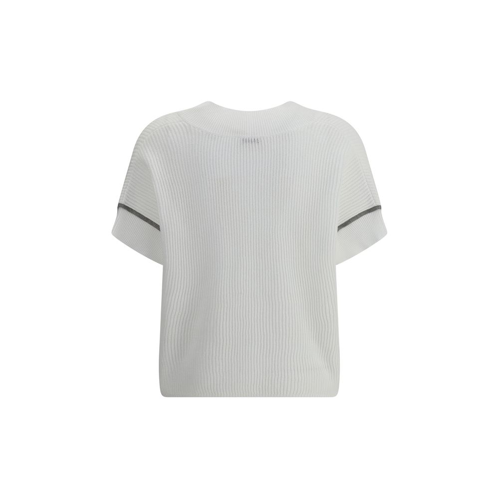 Blusa de manga curta Brunello Cucinelli