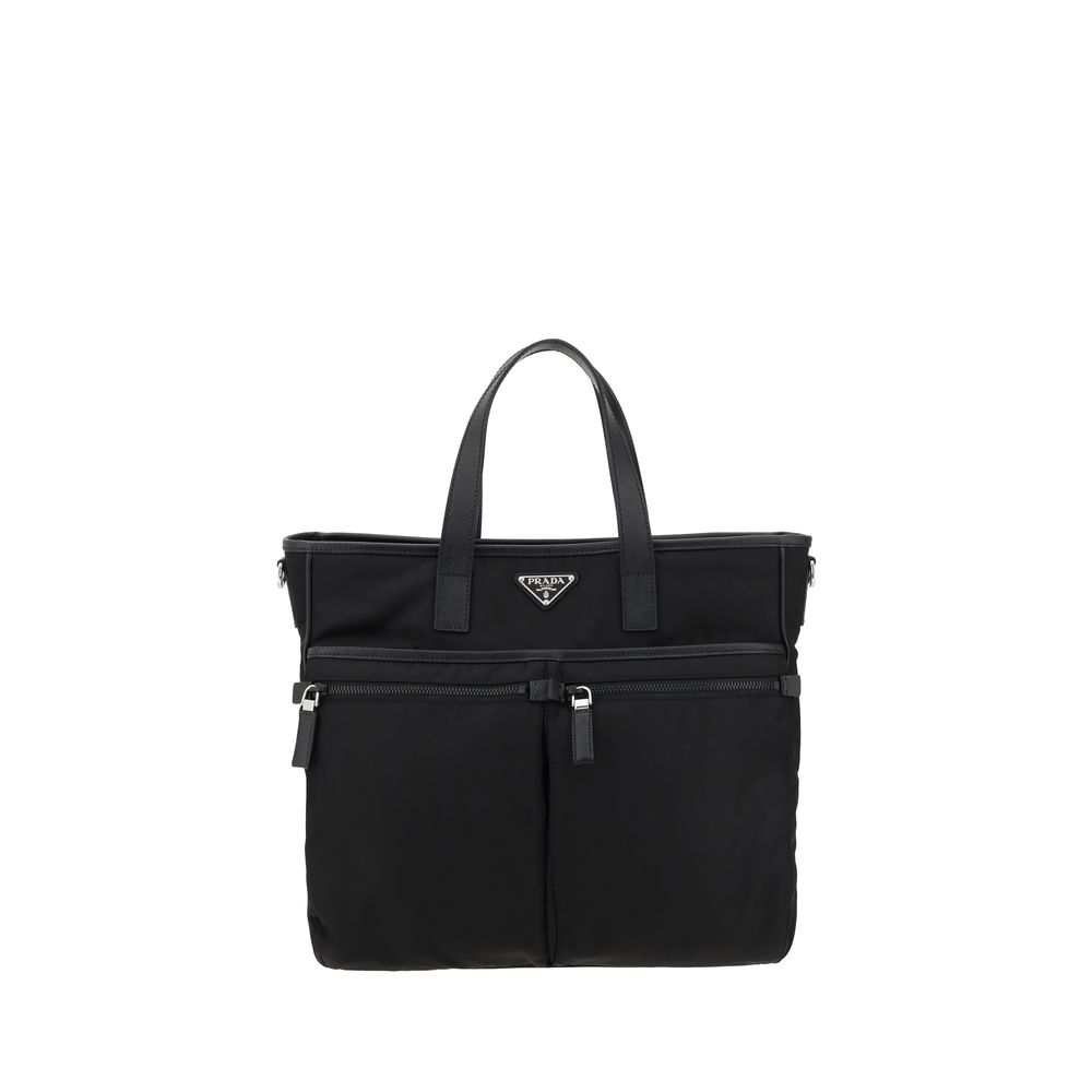 Bolsa tote com logotipo da Prada